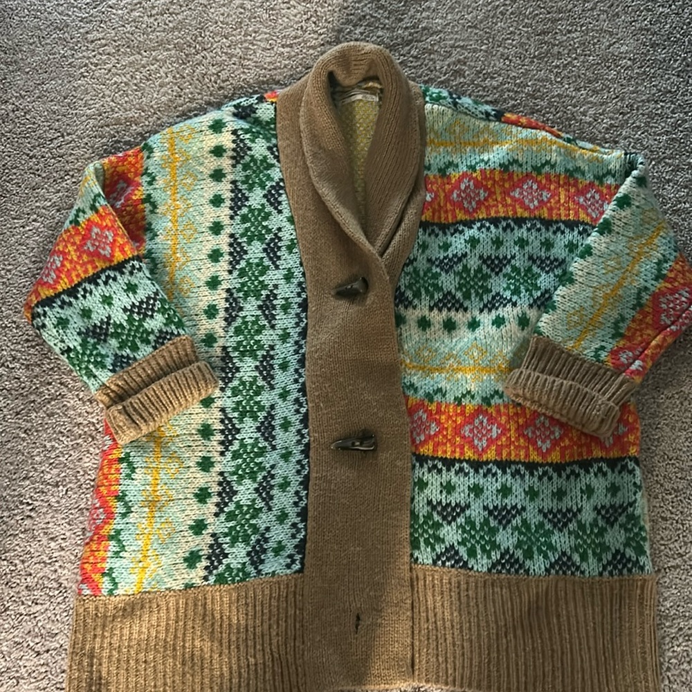 Anthropologie oversized cardigan